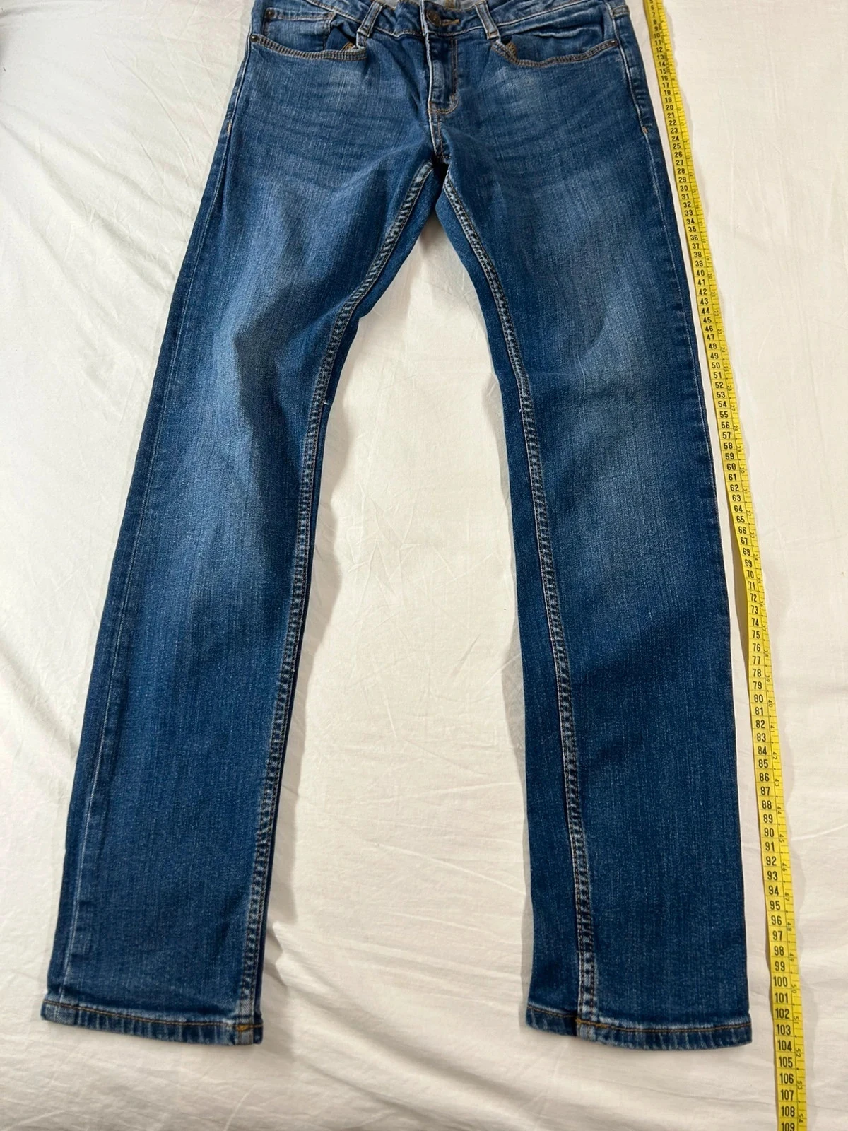 Marineblauwe slim-fit spijkerbroek Kiabi – photo 2